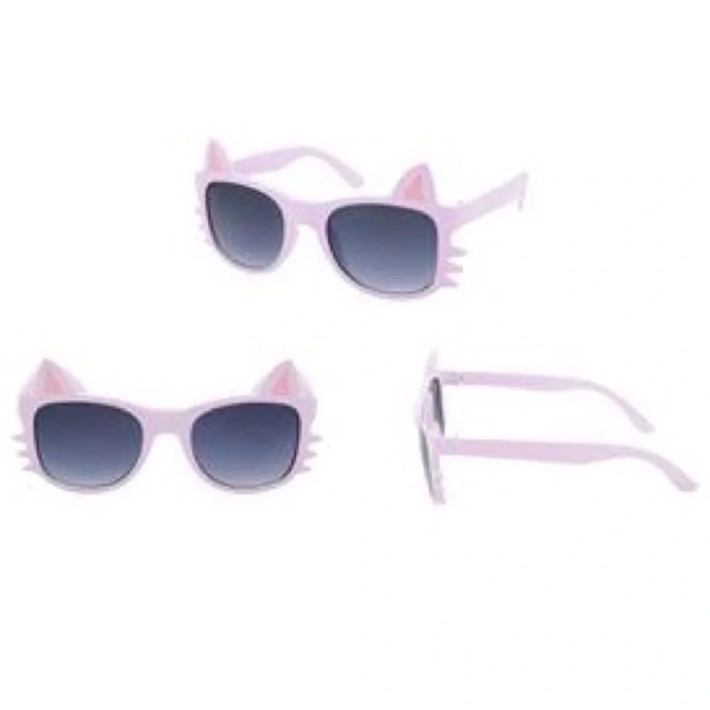 Dazey Shades Girls Kitty Sunglasses w/Case, NWT